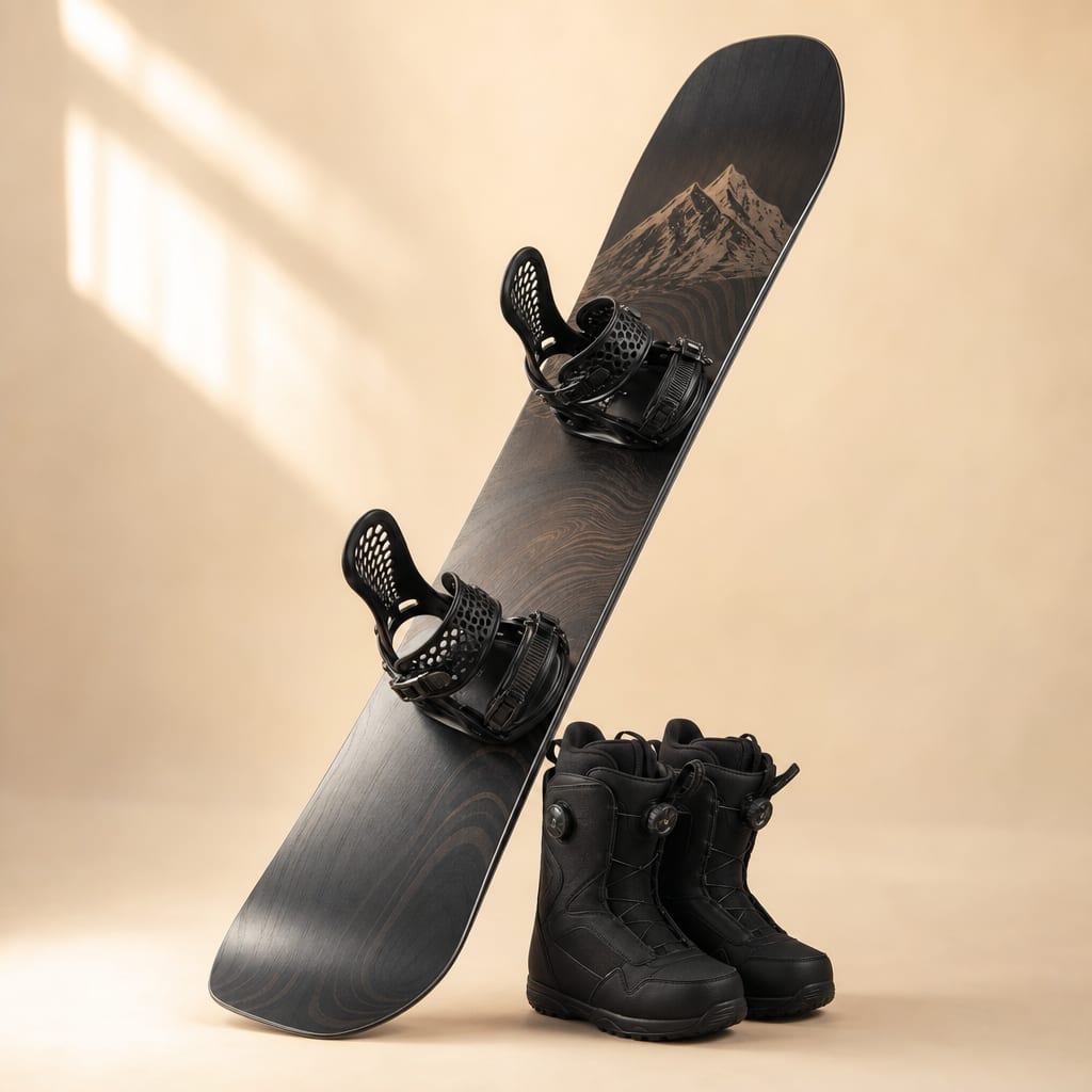 Tabla de snowboard + botas